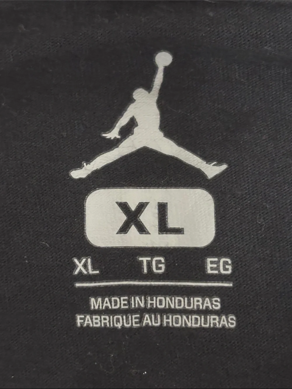 Jordan Air 1985 Graphic T-Shirt Black Red White Men’s XL